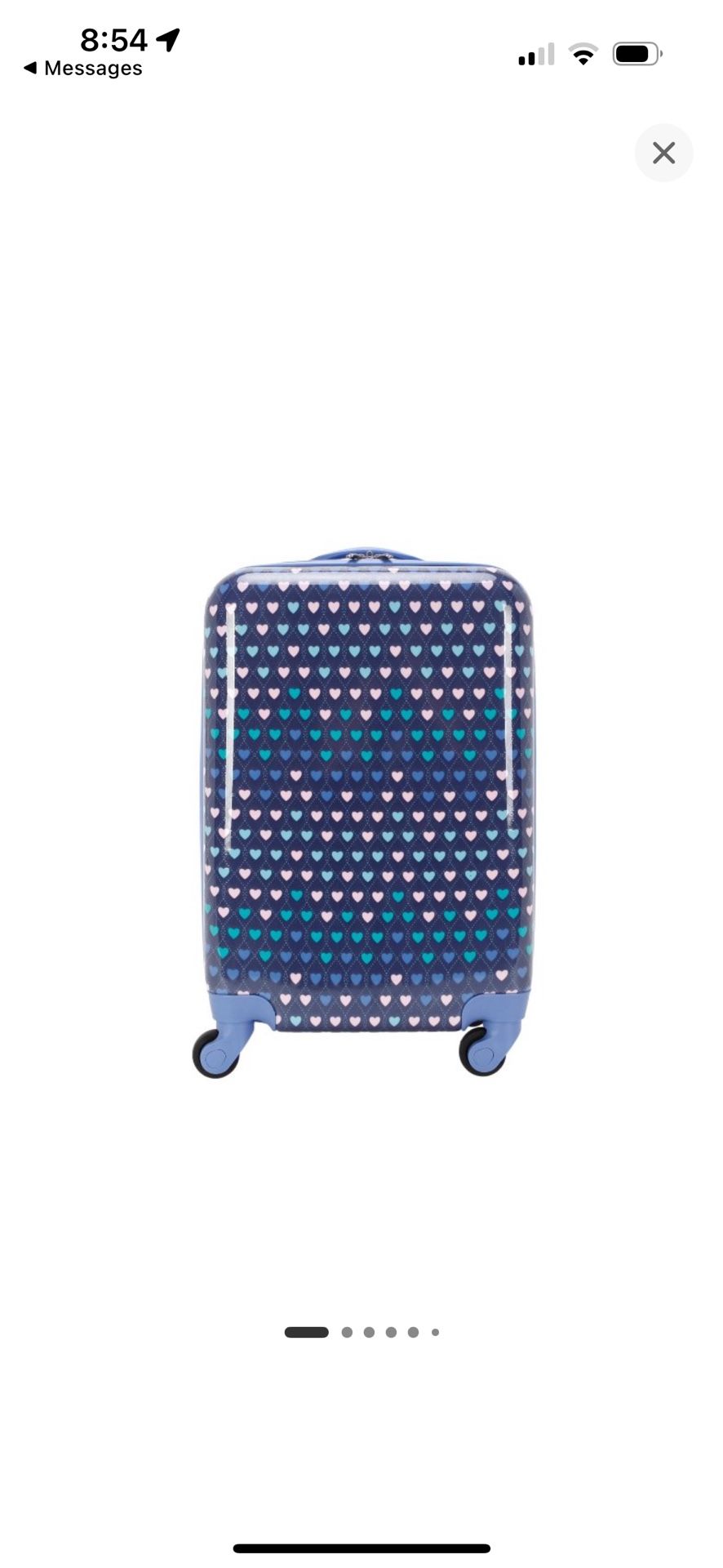 Crckt Kids' Hardside Carry On Spinner Suitcase Luggage Kids Girls