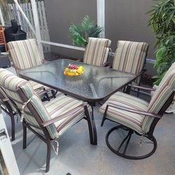 Aluminum Patio Set Furniture-7 Piece