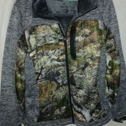 Womens Camo Hooded Jacket Size 2xl