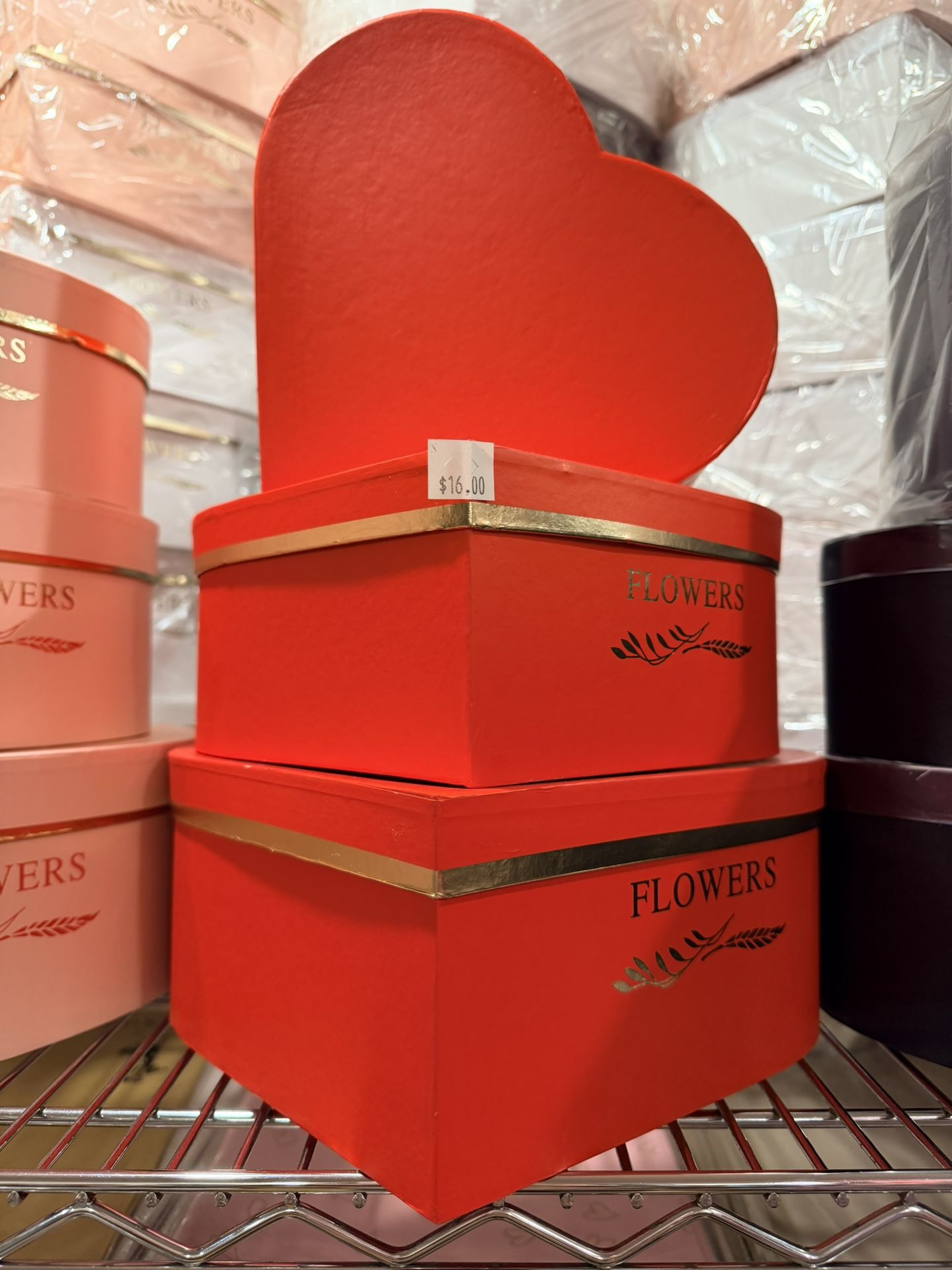 Cajas Para Flores Diferentes Shapes Y Colores..$15