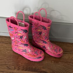 Girl Rain Boots Size 12 Like New