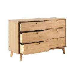 Walker Edison Mid-Century Modern Grooved Handle Wood 6-Drawer Dresser, 52 Inch, Natural Pine for Sale in Salt Lake City, UT - OfferUp Walker Edison Mid-Century Modern Grooved Handle Wood 6-Drawer Dresser, 52 Inch, Natural Pine for Sale in Salt Lake City, UT - OfferUp