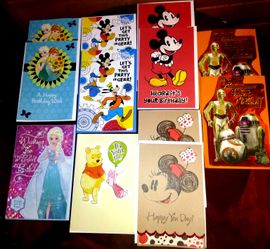 12 Disney birthday cards