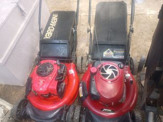 Two Craftsman lawnmowers