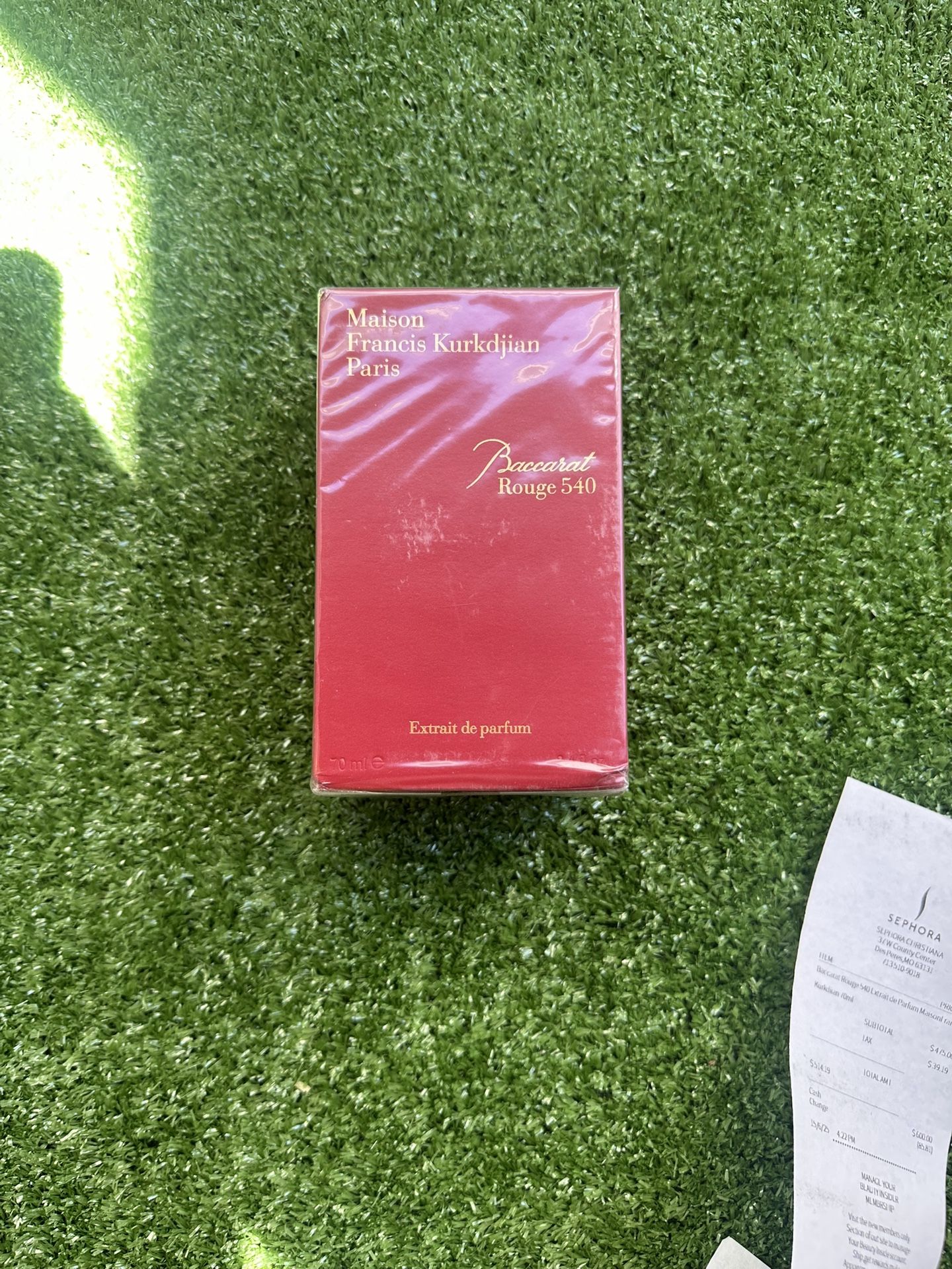 Baccarat Rouge 540 SEALED WITH RECEPIT 
