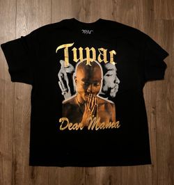 Tupac Black Tee Size XL - Read Description