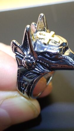Hand made men's ring size 9.0 Two Tone SS ring