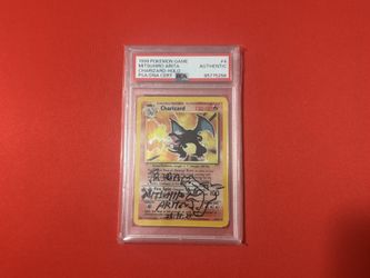 Charizard Autograph By Mitsuhiro Arita