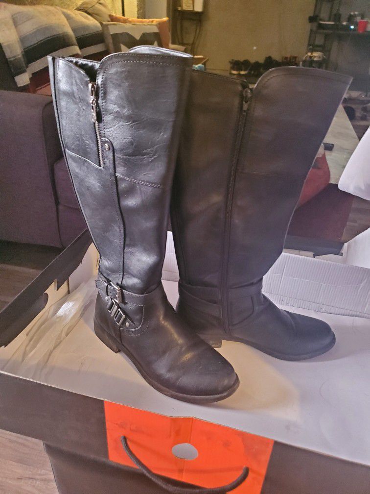 Riding Boots, Guess, Wide Calf