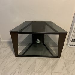 Modern Tv Stand Black Glass