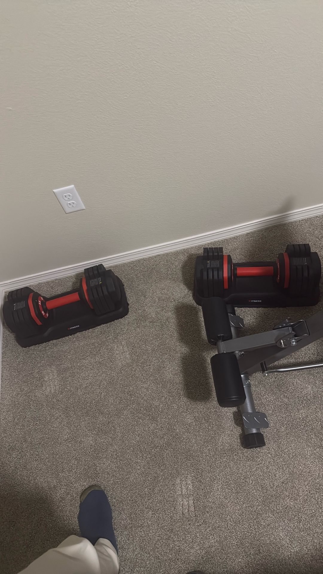 Adjustable Dumbbells (Set of 2) Up-to 55lbs/each