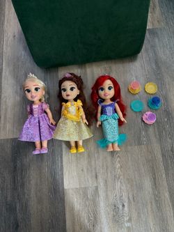 Set of 3 Disney Princess Dolls
