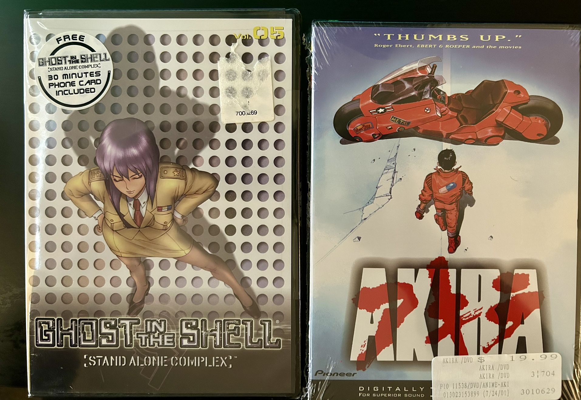 Sealed Anime DVD Movies