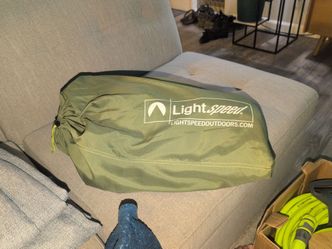 Light Speed Two person camping air mattress with pump