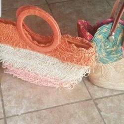 BEACH WICKER   HANDBAGS