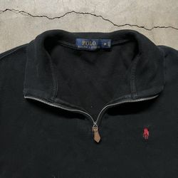 Polo Ralph Lauren Classic Embroidered Quarter Zip Sweater M