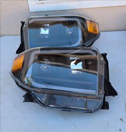 14-21 Toyota Tundra LED DRL Projector Headlights Luces Focos Micas Faros Faroles Headlamps
