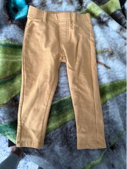 Mustard Yellow Toddler Pants 2T