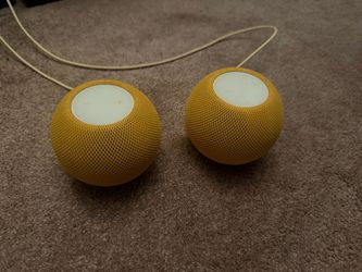 Apple HomePod Mini - Yellow - 2x