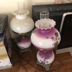 Pair Of Antique Lamps