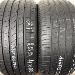 2 Tires 255 40 20 Goodyear Eagle F1 Asymmetric 5 T0 High Tread No Repairs