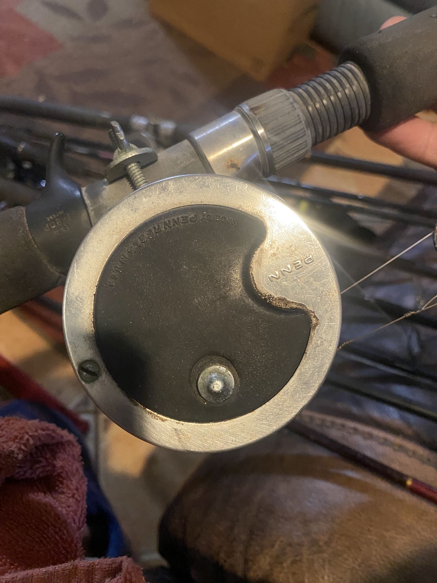 Penn Reel W/ Fishing Rod.