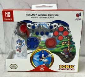  Pdp Realmz Wireless Controller For Nintendo Switch - Sonic (PO1017916)- New