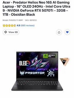Gaming laptop 5070ti