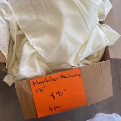 Manteles Redondos 136” 