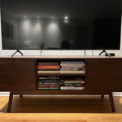 Solid wood TV stand (walnut)