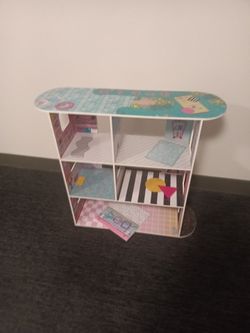 Little girl wood playset