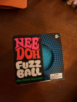 nee doh fuzz ball blue