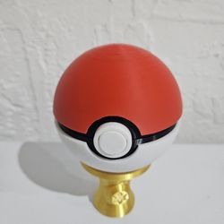 3D Printed Pokeball For Switch Games