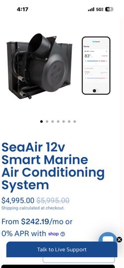 Seawater Pro 12V Smart Marine Air Conditioning System