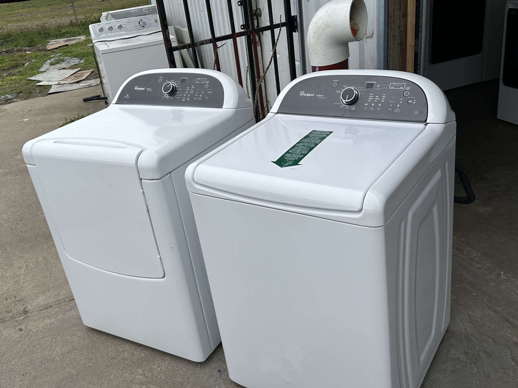 Whirlpool Cabrio Platinum Washer And Dryer Set