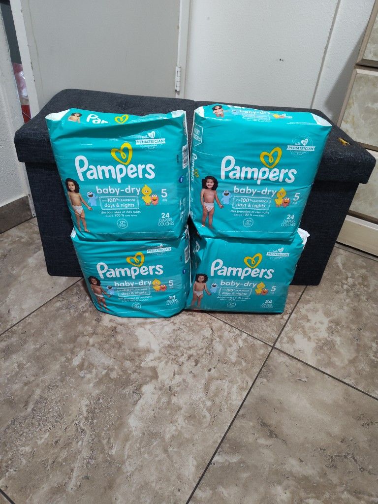 4 Paquetes dé Pamper Etapa #5