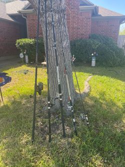 3 Surf Rod Combos and 2 Inshore Combos