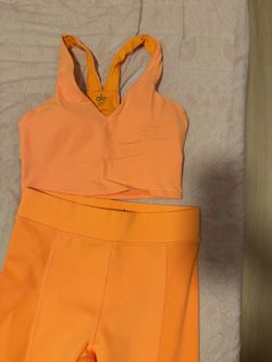 Alo Orange Set Size Small 