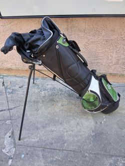 Golf Stand Bag Black and Green