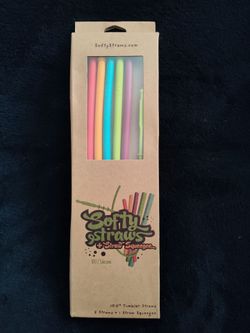 Softy Straws Silicone Tumbler Straws Set