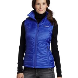 Columbia Mighty Lite III Vest Womens XS Purple Indigo Omni Heat Shield Thermal 