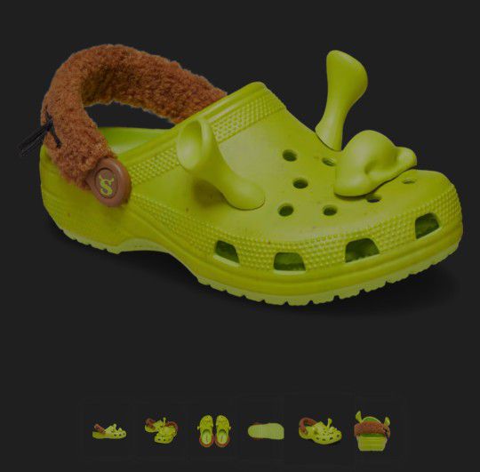 Shrek Crocs Men's Size 11
