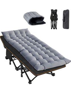 Camping Cot with Pad