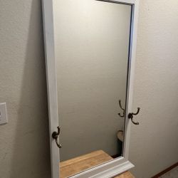 Mirror-Very Nice Wooden Frame in Good Condition. Used in Foyer/Spare Room. Comes From a Smoke Free & Pet Free Home. Size: L 45-1/2” x W 23”.
