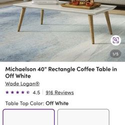 Manhattan Comfort Michaelson Low Coffee Table