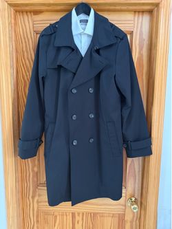 Luxury Men’s Black Trench Coat #trench #outerwear