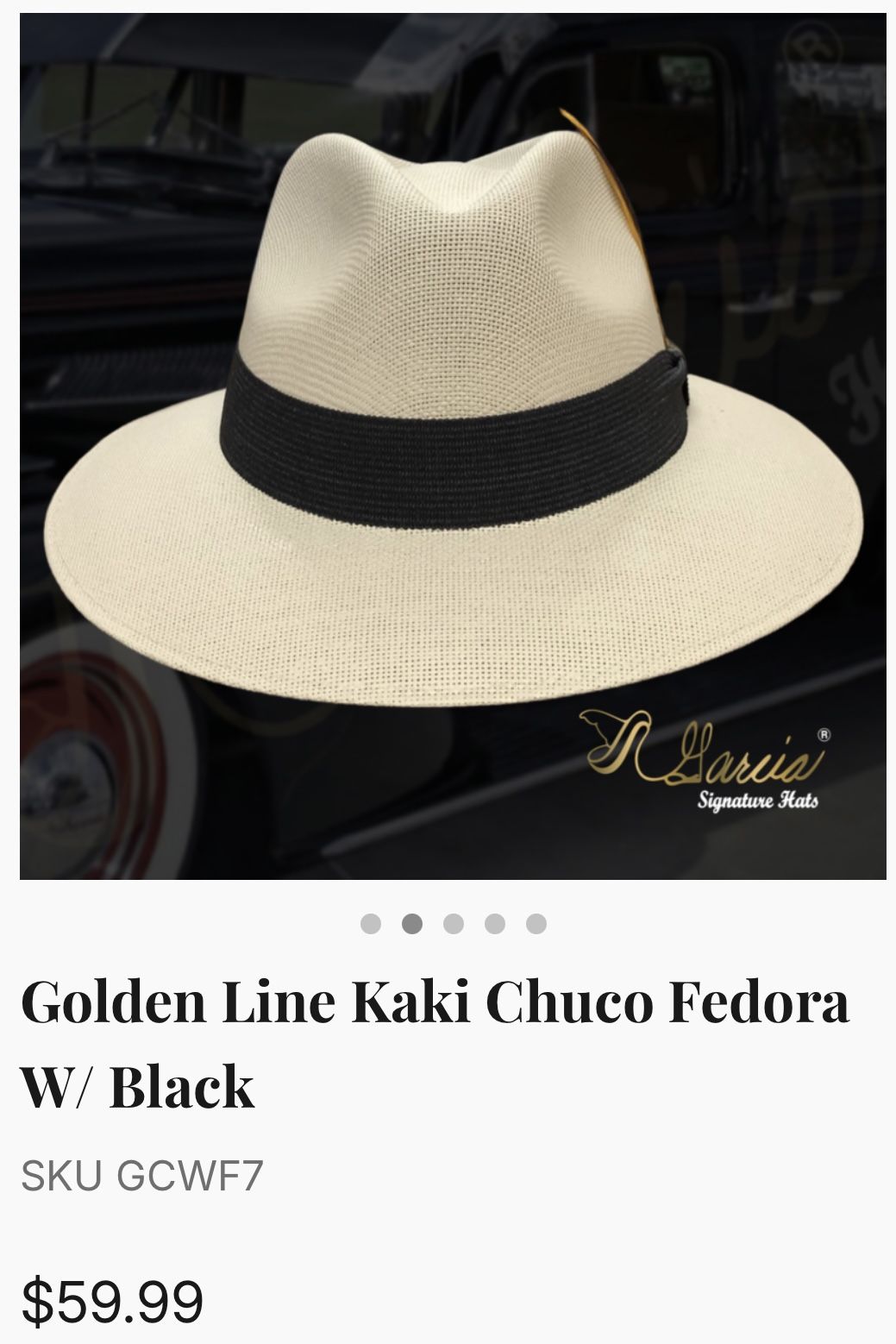 Two New Garcia Signature Hats
