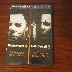 Halloween 4 5 Michael Myer DVD Double Feature Return & Revenge