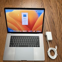 MacBook Pro 15” 2018 16GB RAM/512GB SSD/Fully Functional 