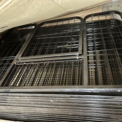 24"H Heavy Duty Metal Pet Dog Playpen Kennel Fence